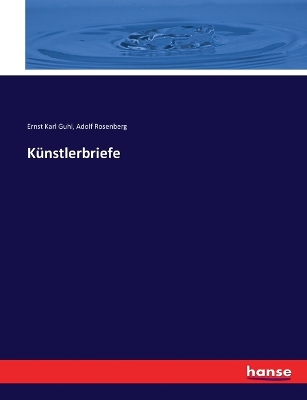 Book cover for Künstlerbriefe