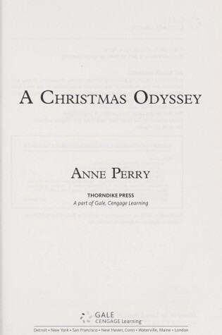 Cover of A Christmas Odyssey