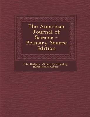 Book cover for The American Journal of Science - Primary Source Edition