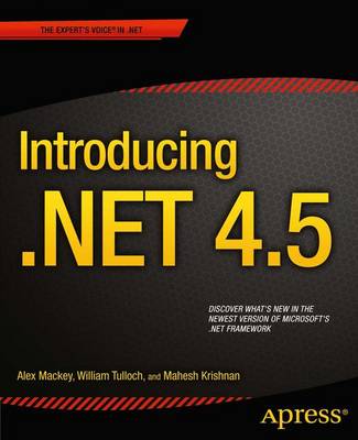 Book cover for Introducing .NET 4.5