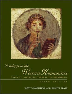 Book cover for Readings in the Western Humanities, Volume 1