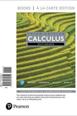 Cover of Multivariable Calculus, Books a la Carte Edition