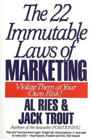 Cover of The 22 Immutable Laws of Marketing