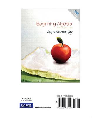 Book cover for Beginning Algebra, Books a la Carte Edition