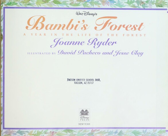 Book cover for Walt Disney's Bambi's Forest