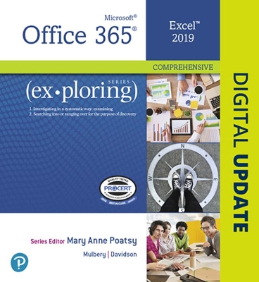 Book cover for Exploring Microsoft Office Excel 2019 Comprehensive