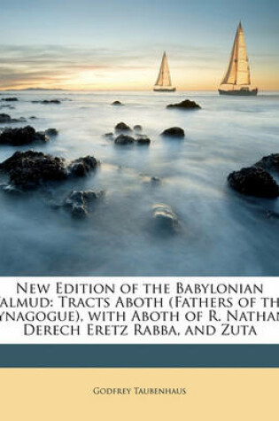 Cover of New Edition of the Babylonian Talmud