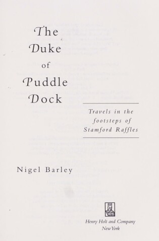 Cover of The Duke of Puddle Dock