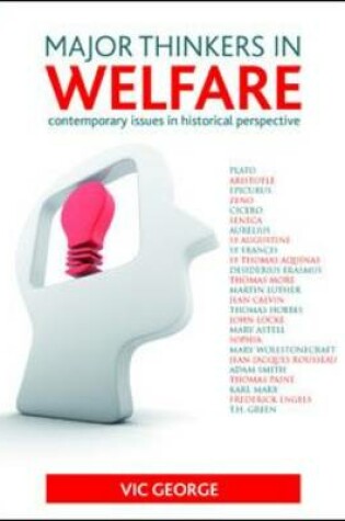 Cover of Major thinkers in welfare
