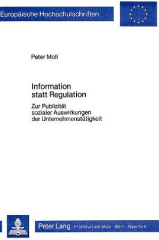 Cover of Information Statt Regulation