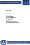 Book cover for Information Statt Regulation