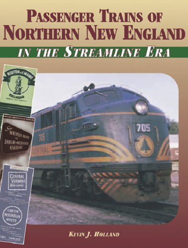 Book cover for Passenger Trains of Northern New England