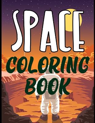 Book cover for Space Coloring Book