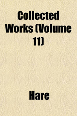 Book cover for Collected Works (Volume 11)