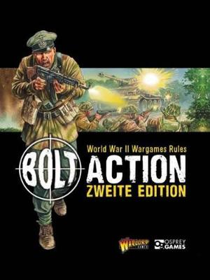 Book cover for Bolt Action 2 rulebook (German)