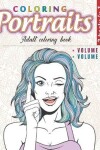 Book cover for Coloring portraits - 2 books in 1
