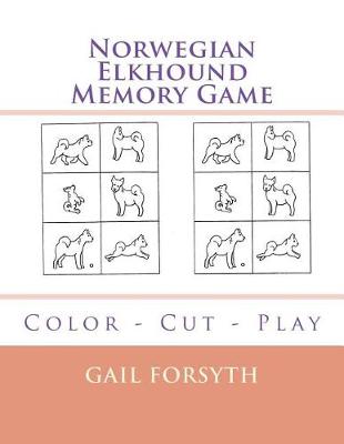 Book cover for Norwegian Elkhound Memory Game