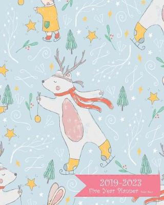 Book cover for 2019-2023 Five Year Planner-Polar Bear