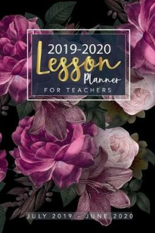 Cover of Lesson planner for teachers July 2019 - June 2020