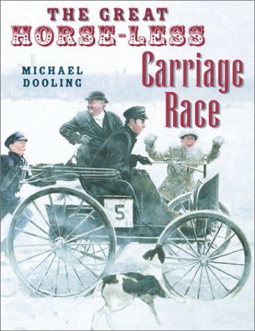 Book cover for The Great Horse-Less Carriage Race