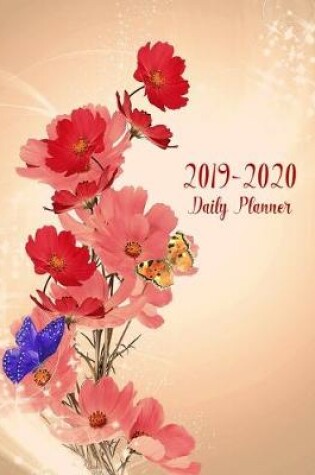 Cover of 2019 2020 15 Months Floral Flowers Daily Planner