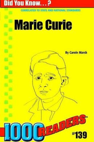 Cover of Marie Curie, Nobel Prize Winning Scientist