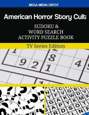 Book cover for American Horror Story Cult Sudoku and Word Search Activity Puzzle Book