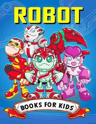 Book cover for Robot Coloring Book for Kids