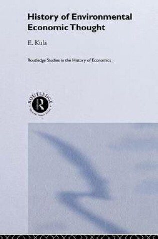 Cover of History of Environmental Economic Thought