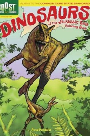 Cover of BOOST Dinosaurs of the Jurassic Era Coloring Book