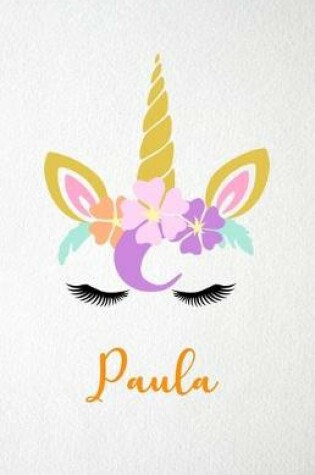 Cover of Paula A5 Lined Notebook 110 Pages