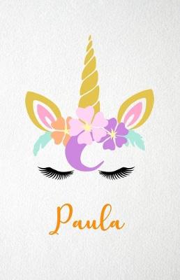 Book cover for Paula A5 Lined Notebook 110 Pages