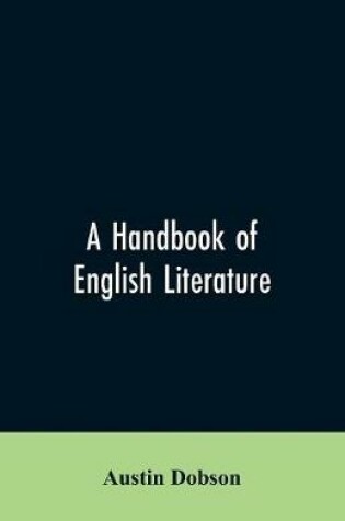 Cover of A handbook of English literature