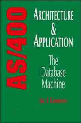 Book cover for As/400 Architecture and Application