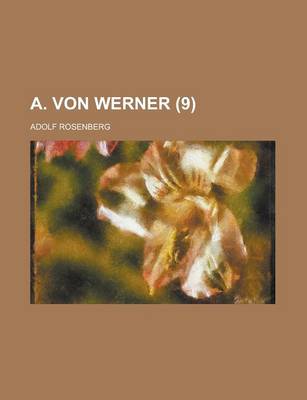Book cover for A. Von Werner (9)