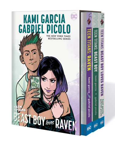 Book cover for Teen Titans: Raven, Beast Boy and Beast Boy Loves Raven Box Set
