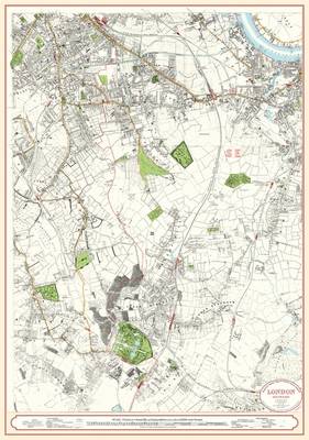 Book cover for London Street Map 1863 - South East