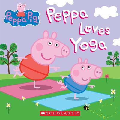 Book cover for Peppa Loves Yoga