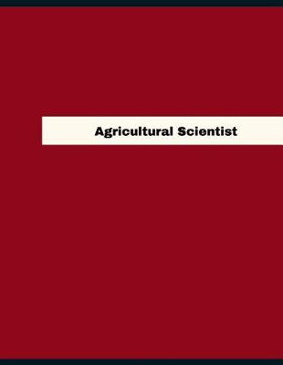 Book cover for Agricultural Scientist Log