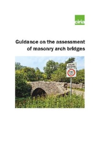Cover of Guidance on the assessment of masony arch bridges