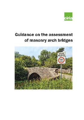Book cover for Guidance on the assessment of masony arch bridges