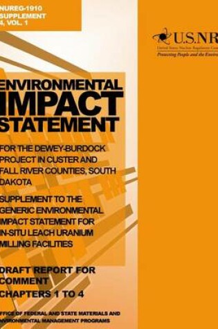 Cover of Environmental Impact Statement for the Dewey-Burdock Project in Custer and Fall River Countries, South Dakota