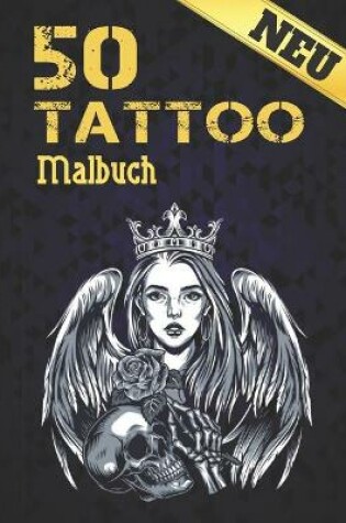 Cover of Neu 50 Tattoo Malbuch