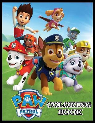 Book cover for Paw Patrol Coloring Book