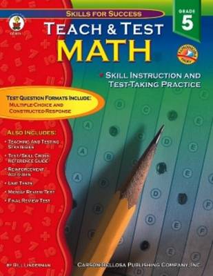 Cover of Teach & Test Math, Grade 5