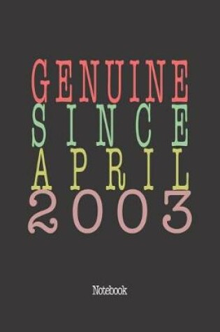 Cover of Genuine Since April 2003