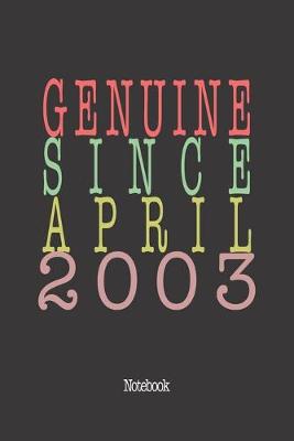 Book cover for Genuine Since April 2003