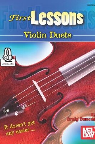 Cover of First Lessons Violin Duets