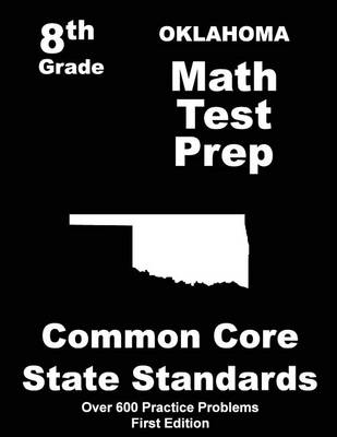 Book cover for Oklahoma 8th Grade Math Test Prep