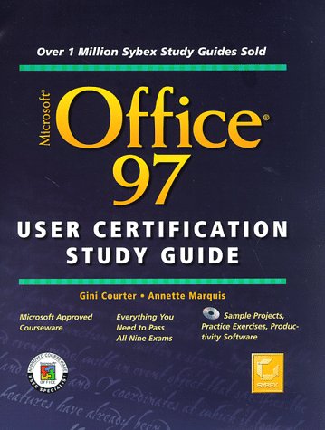 Book cover for Microsoft Office 97 User Certification